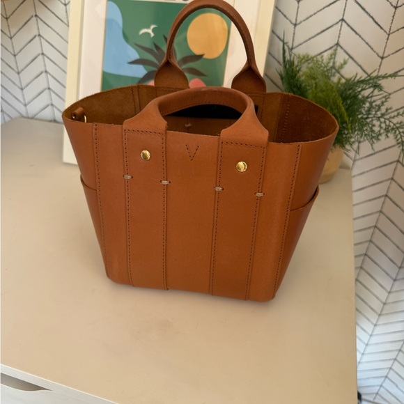 Clare V Tan Leather Tote - Picture 2 of 7